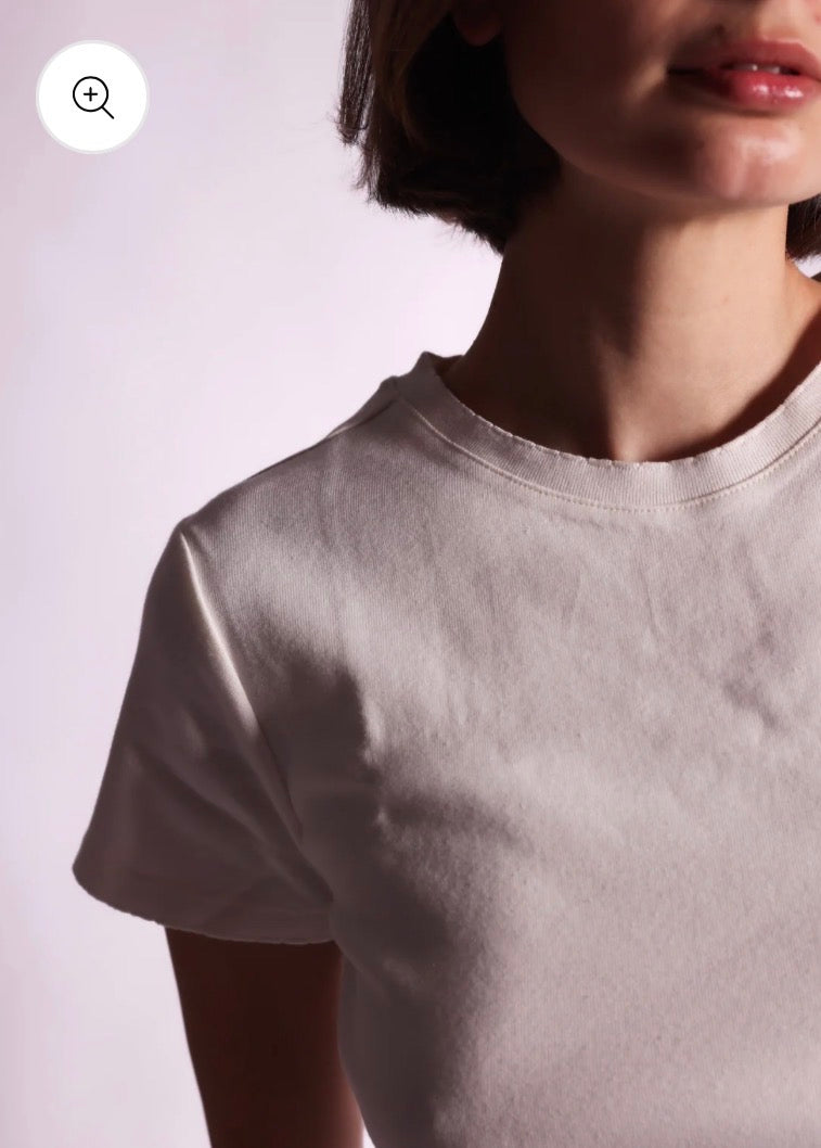 Baby Tee in White
