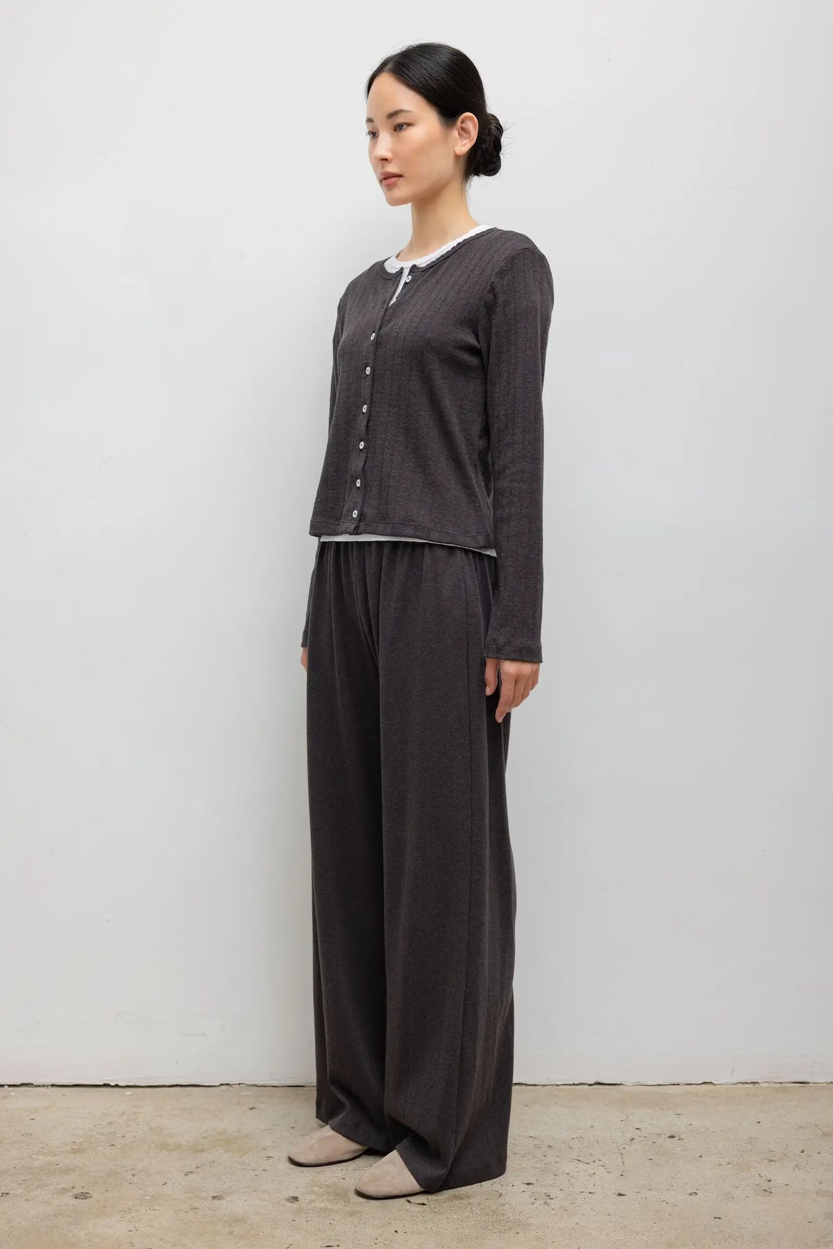 Nando Lounge Pant in Hickory Melange
