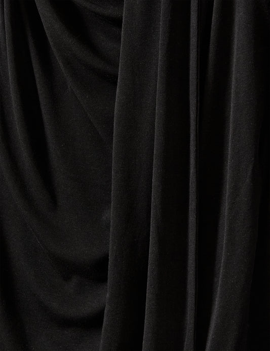 Breanna Scarf Blouse in Black