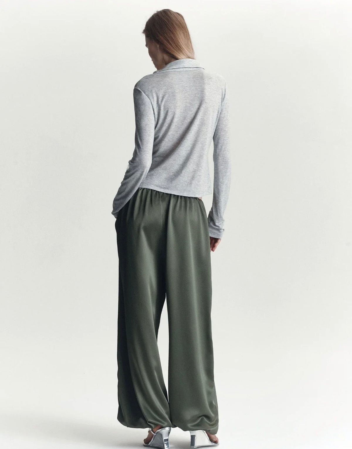 Elemental Sheer Polo in Gray