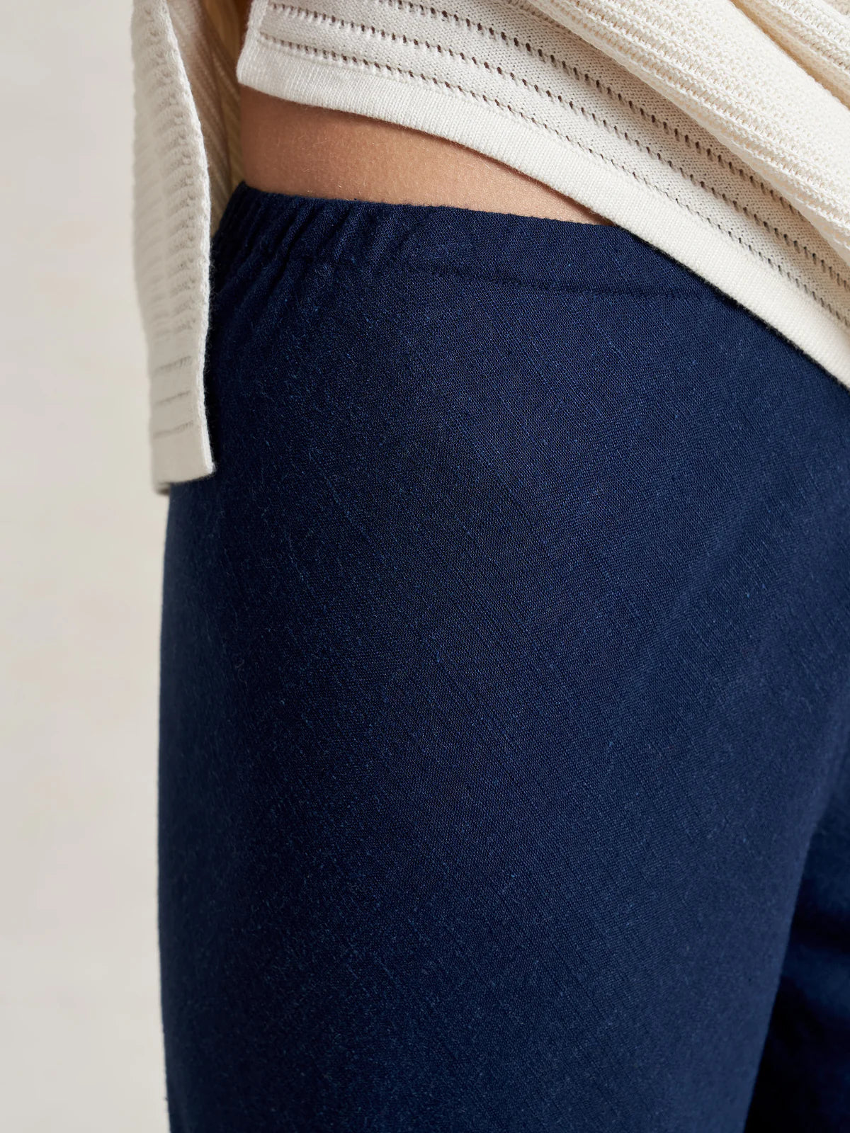 Linen Colby Pant in Midnight