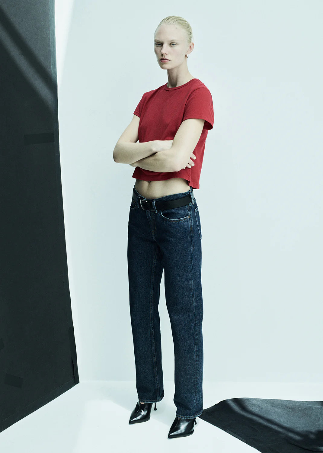 Low Rise Slim in Slick