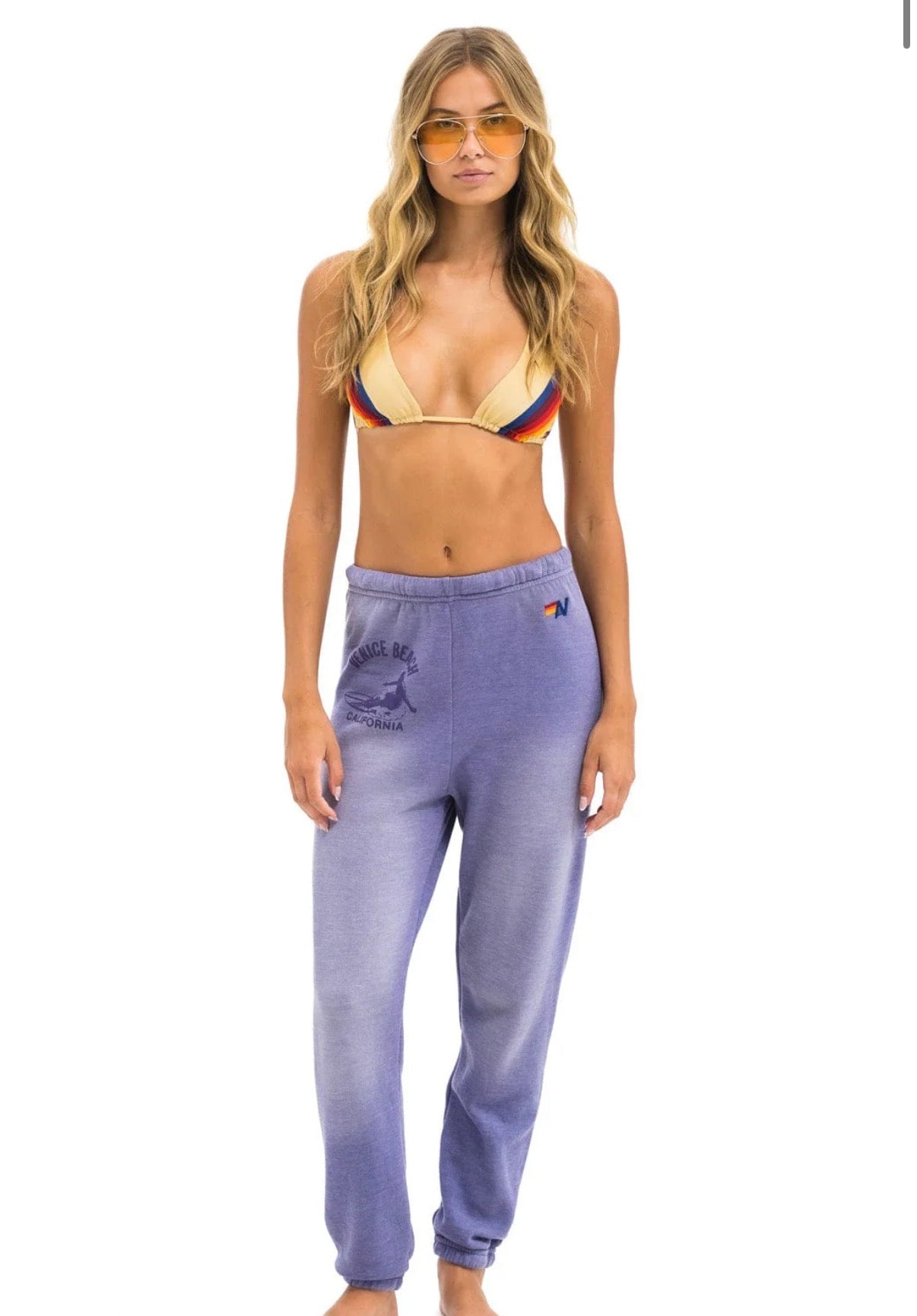 Venice Surfer Women's Sweatpants in Faded Grape