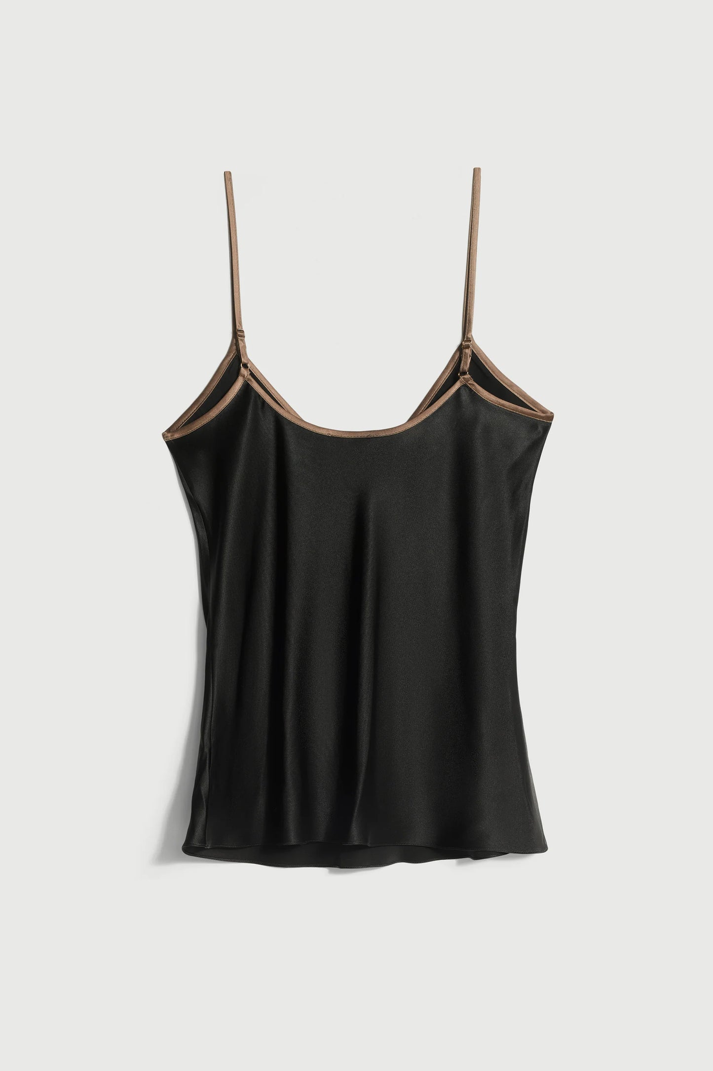 Silk Bias Cami in Black
