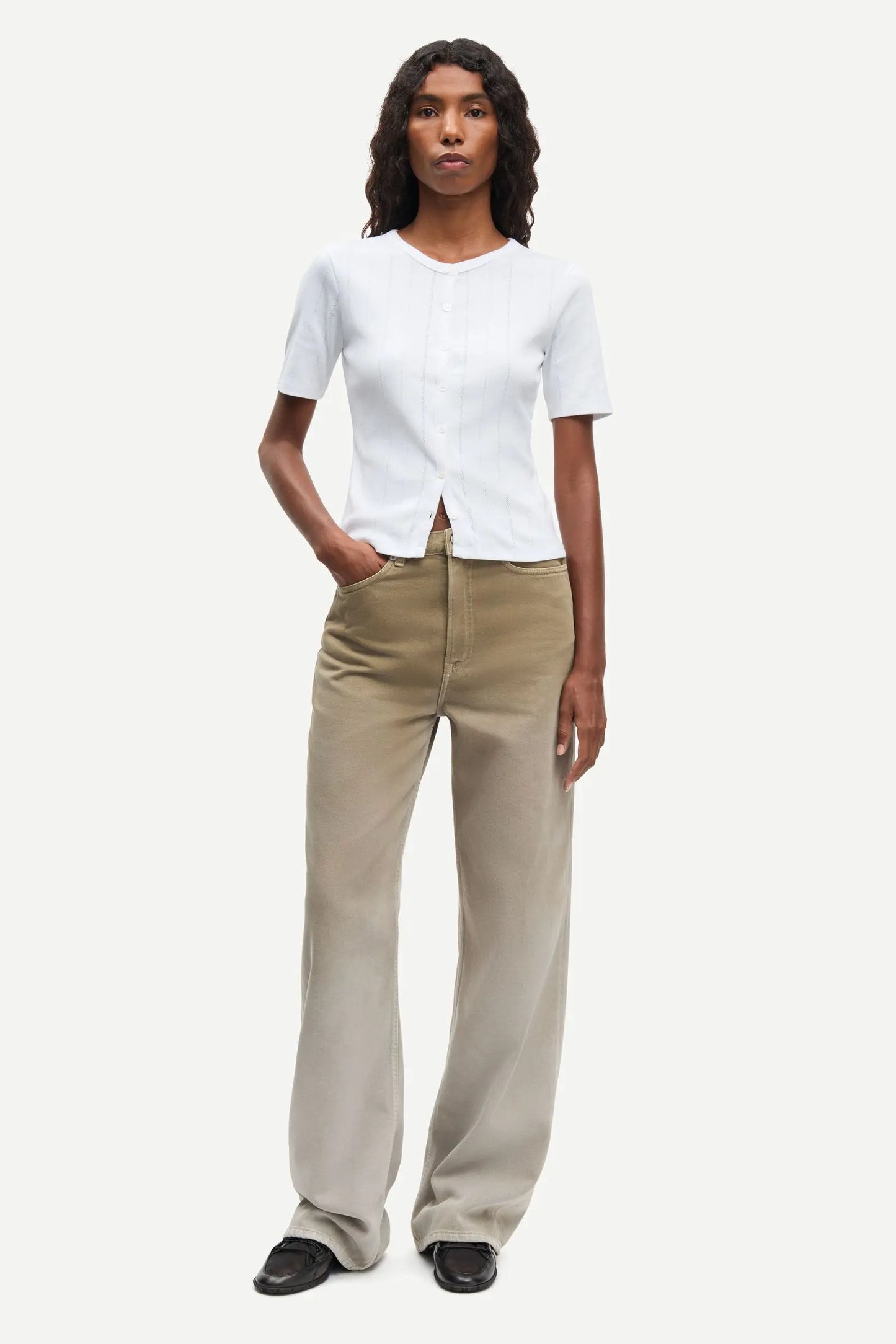 Sajuni SS Cardigan 15901 in White
