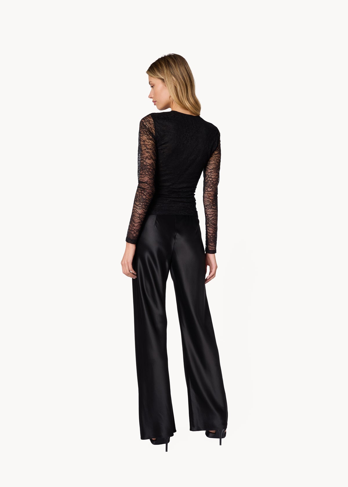 Roz Stretch Lace Long Sleeve Top