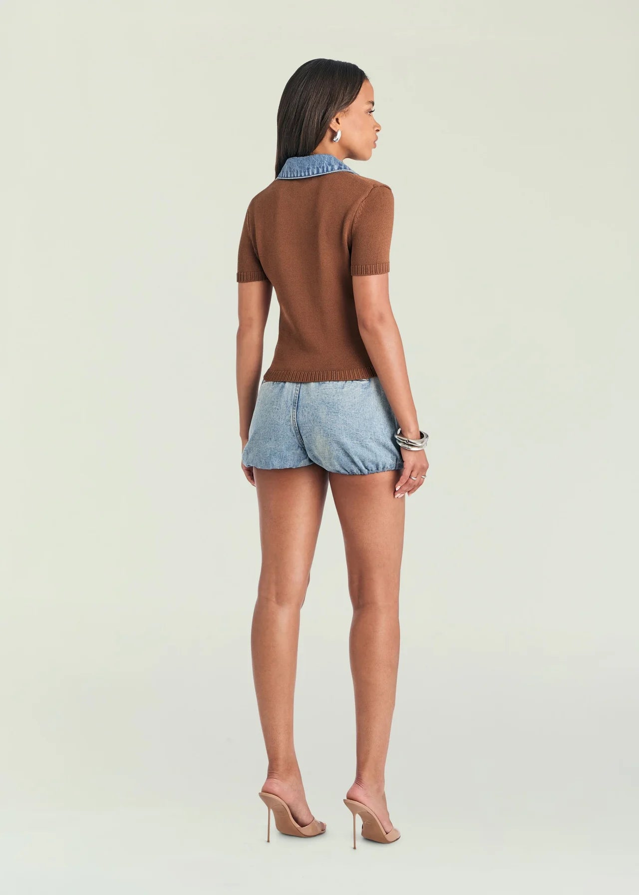 Jo Denim Short in Coastline