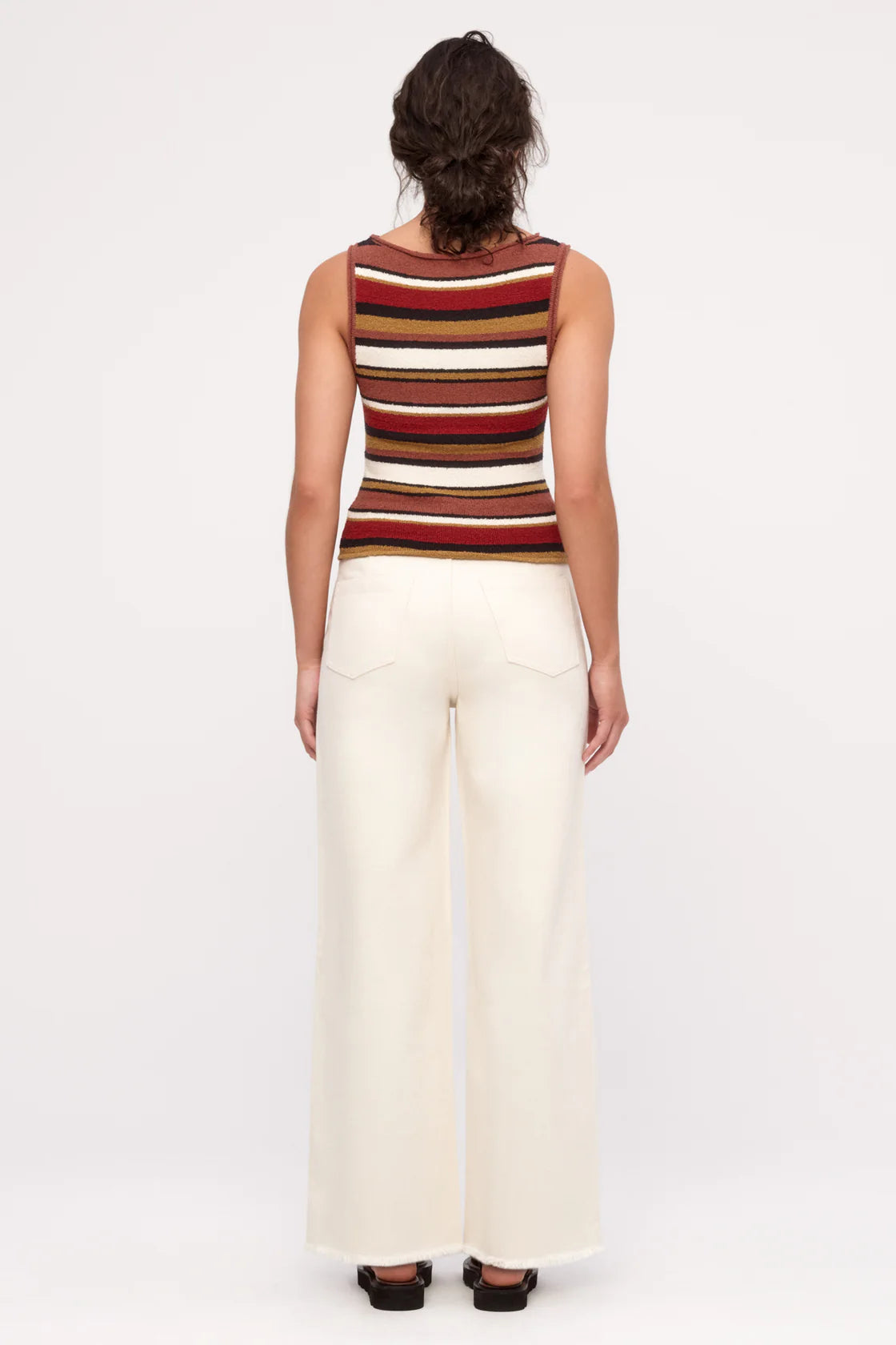 Organic Mid Rise Jean in Coconut