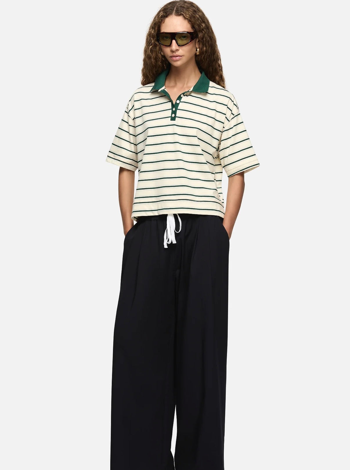 Natalini Polo in Green