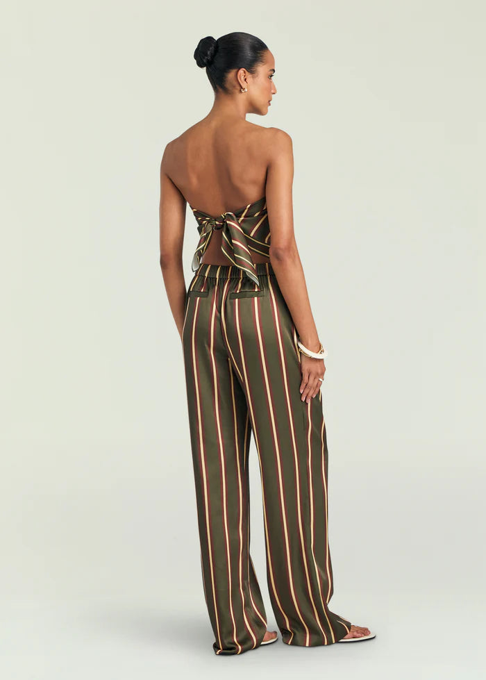 Hark Top in Olivewood Stripe