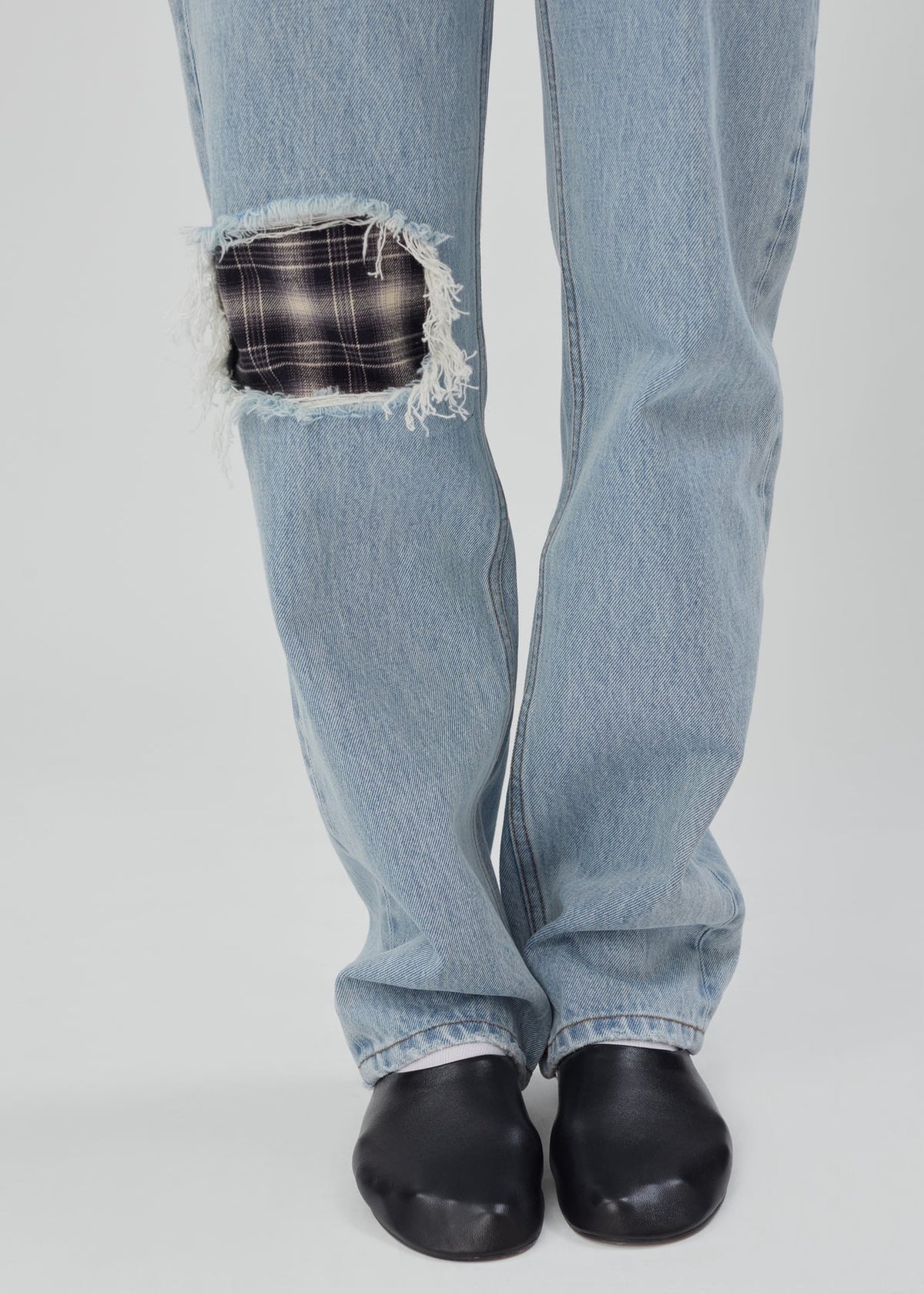 Life Jean in Blue Patched
