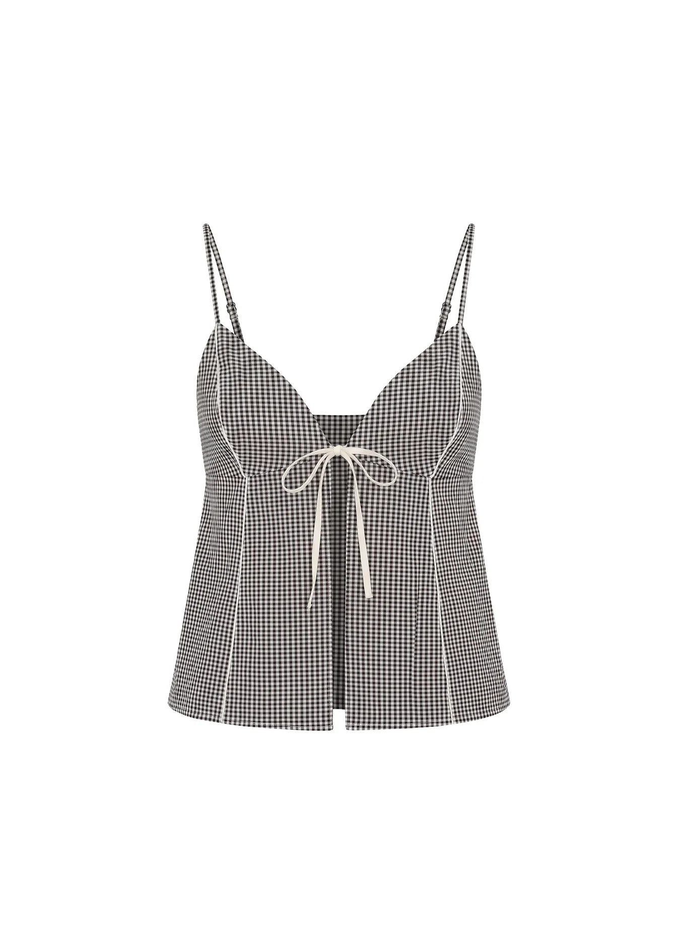 The Eleni Top in Noir