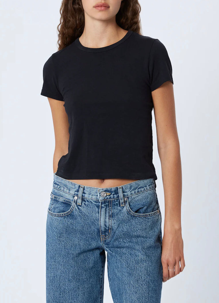 Baby Tee in Raven