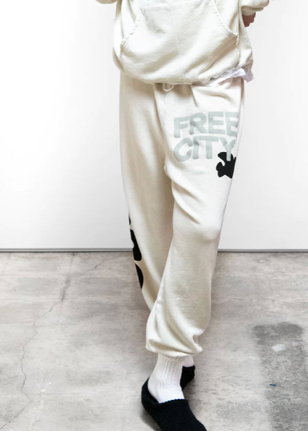 Free city sweatpants white new arrivals