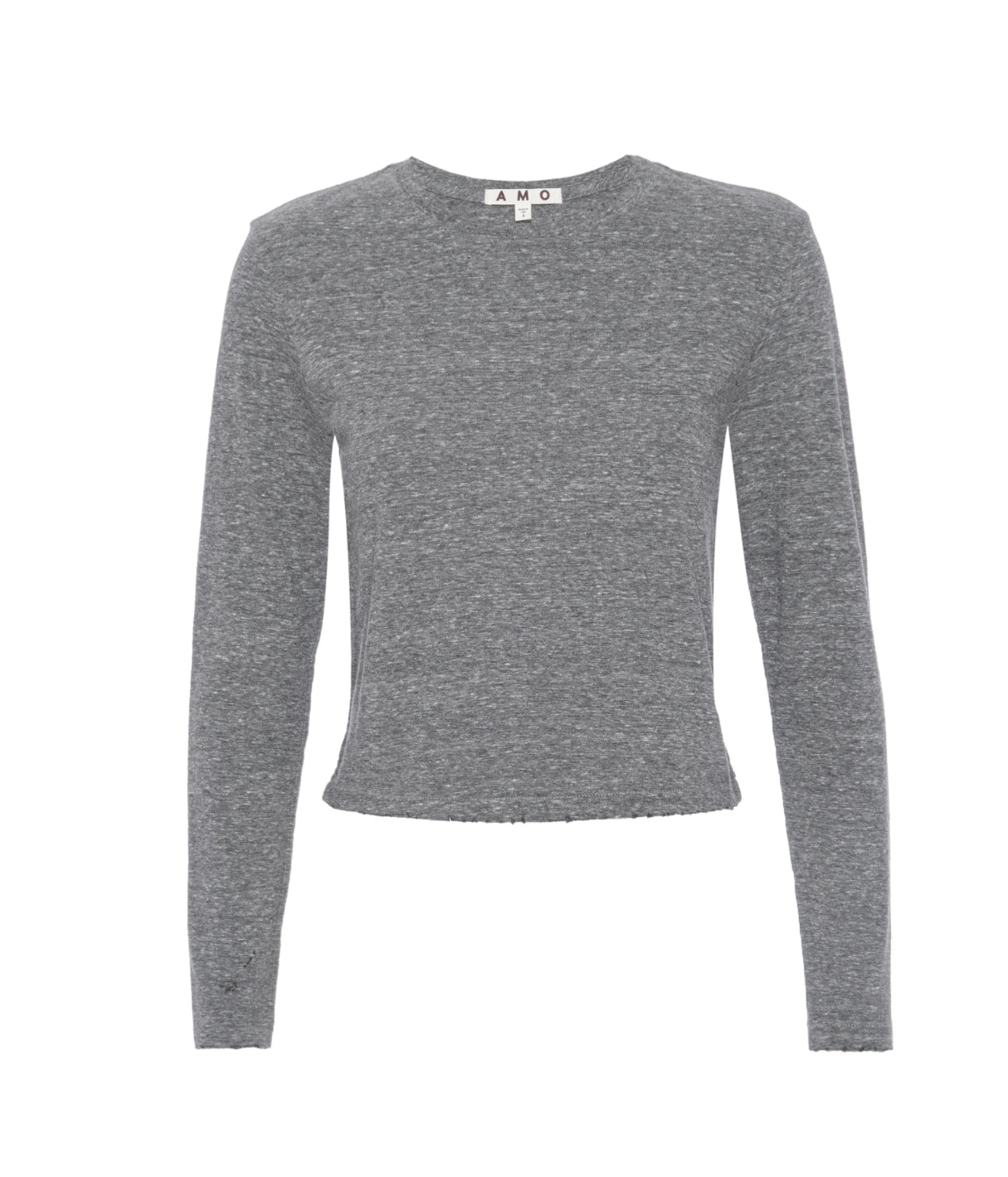 L/S Babe Tee in Heather Grey