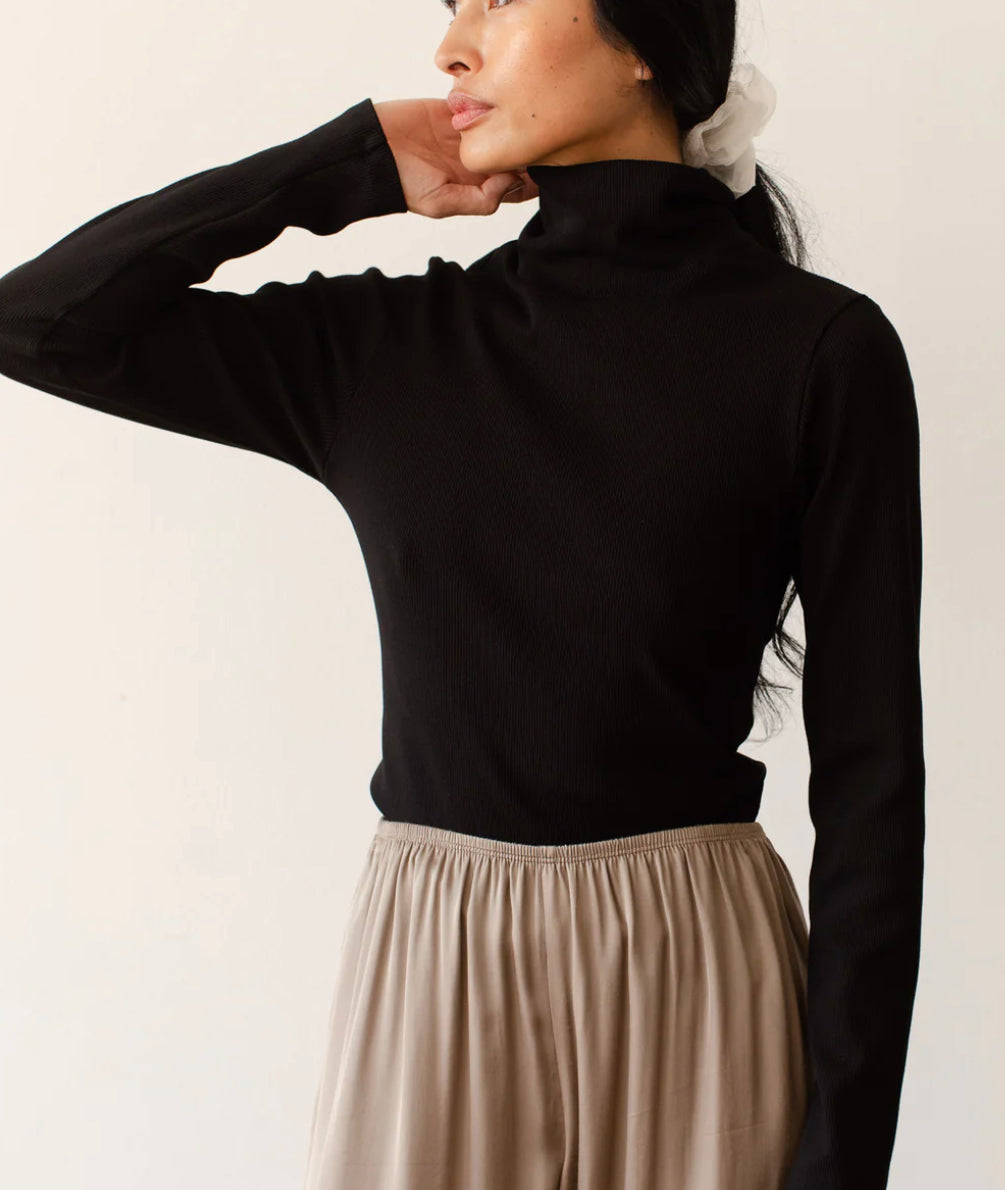 Rib Turtleneck