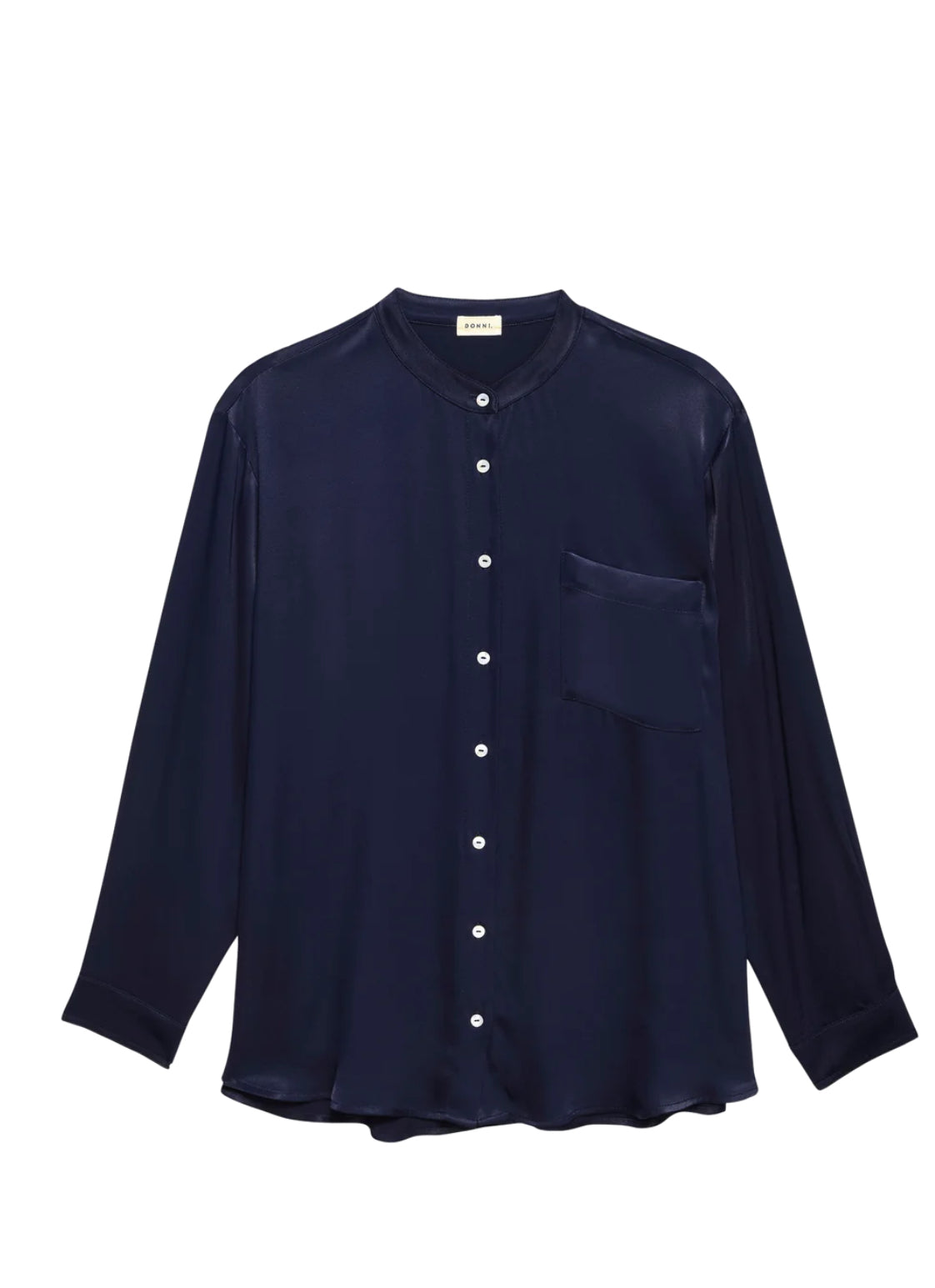 Satiny Mandarin Shirt