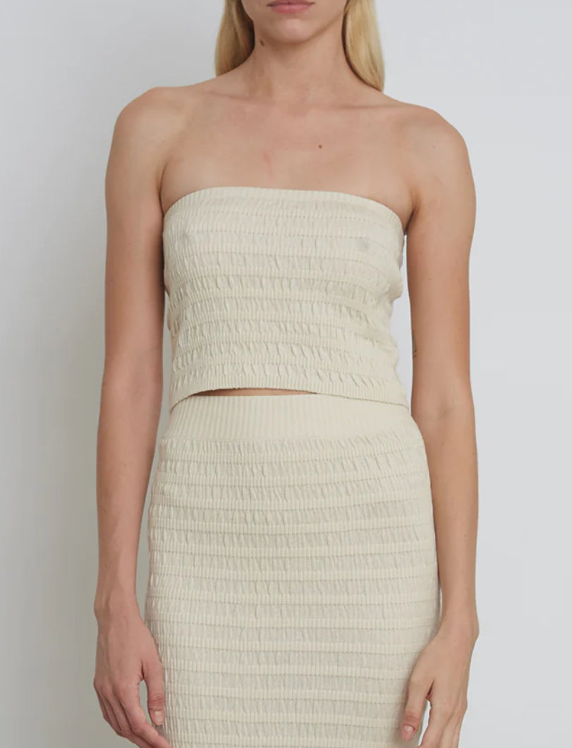 Tilly Tube Top in Ivory
