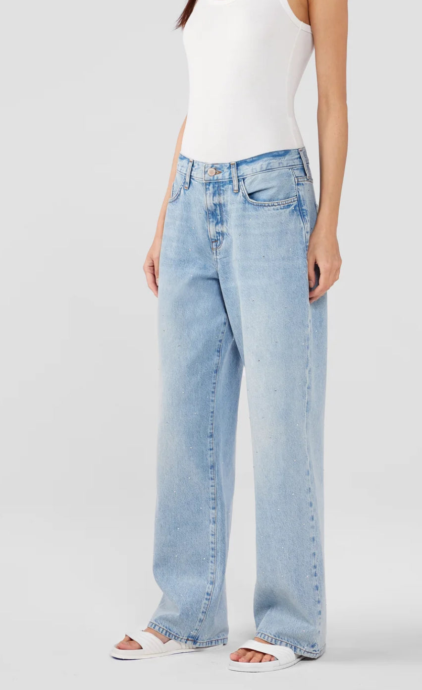 Ms. Miley Mid-Rise Baggy Jean