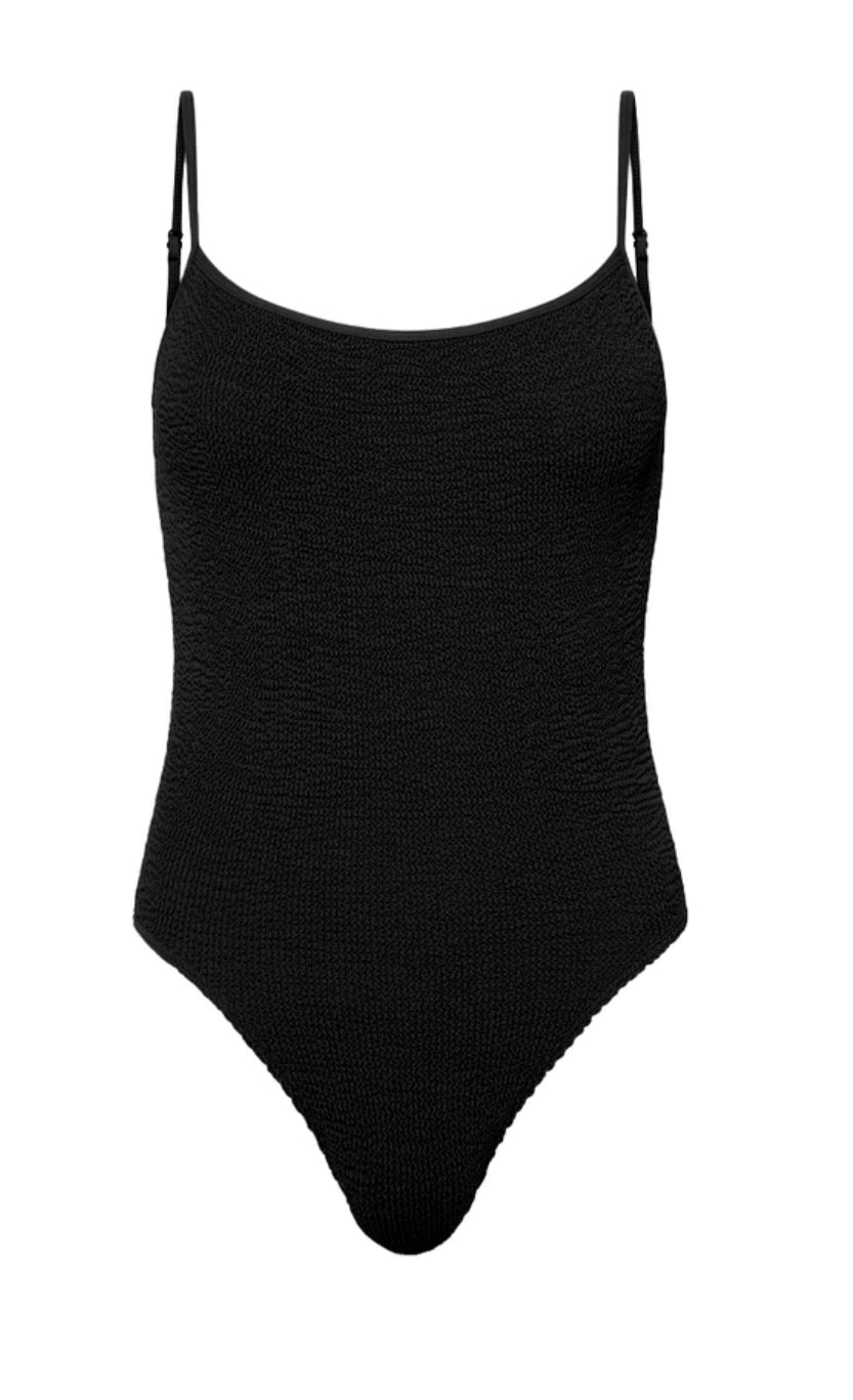 Low Palace One Piece in Black Eco