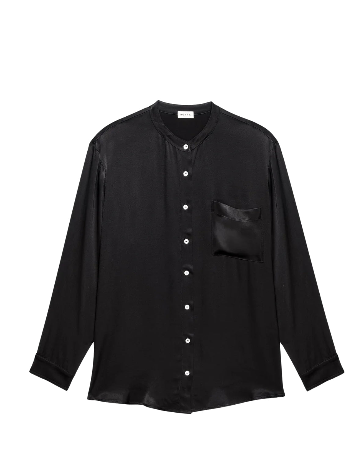 Satiny Mandarin Shirt