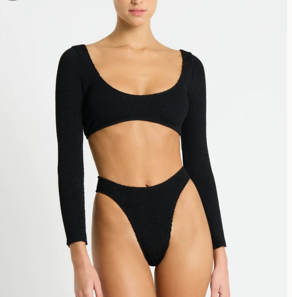 Sera Crop in Black Eco