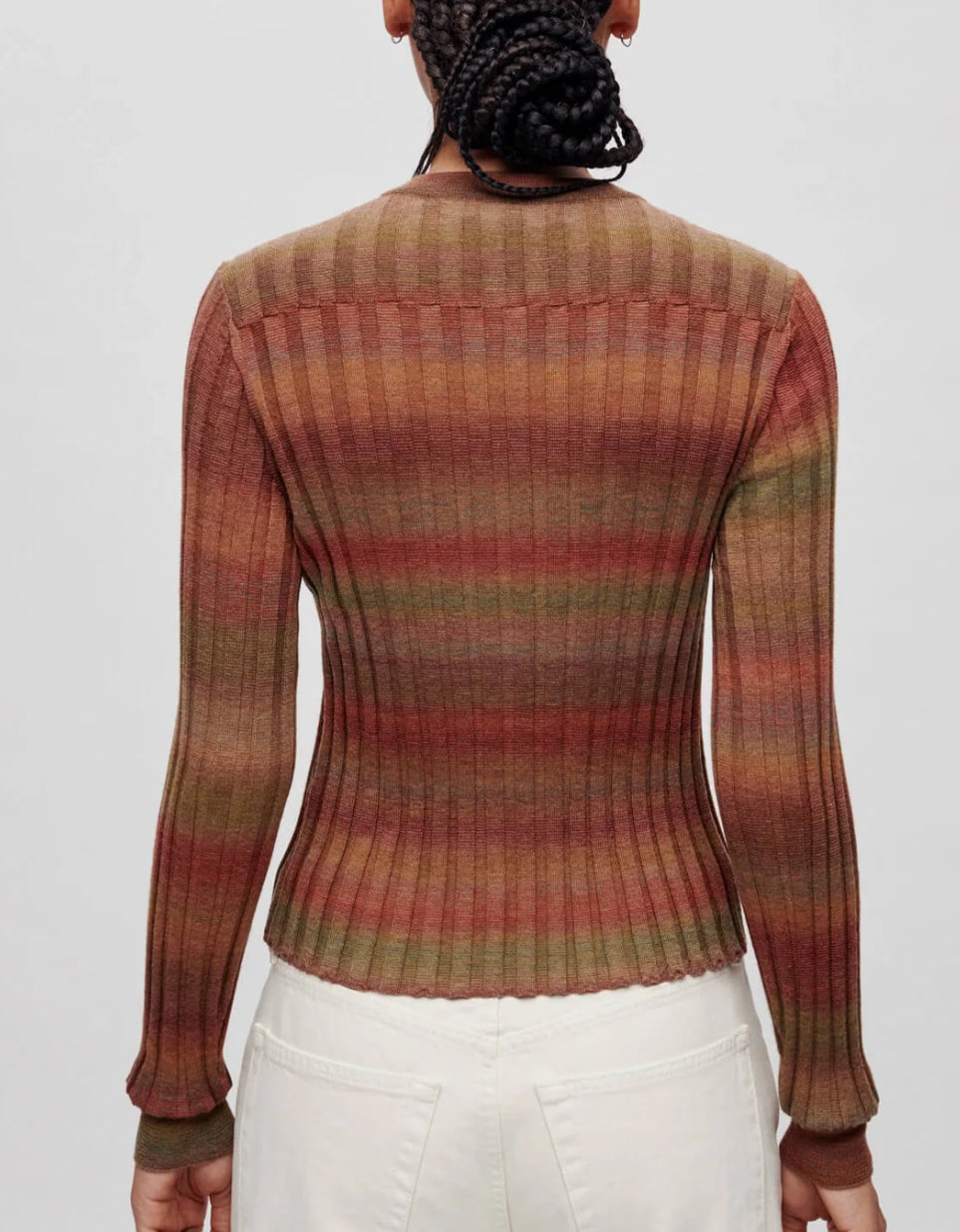 Poor Boy Rib Slim Cardigan