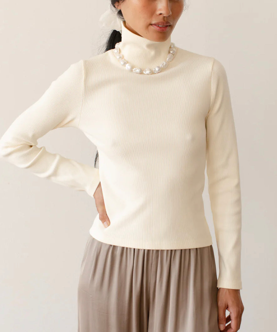 Rib Turtleneck