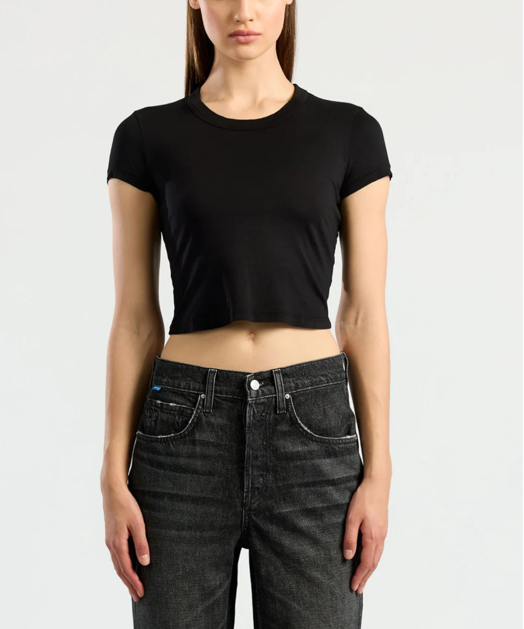 Standard Baby Tee in Jet Black