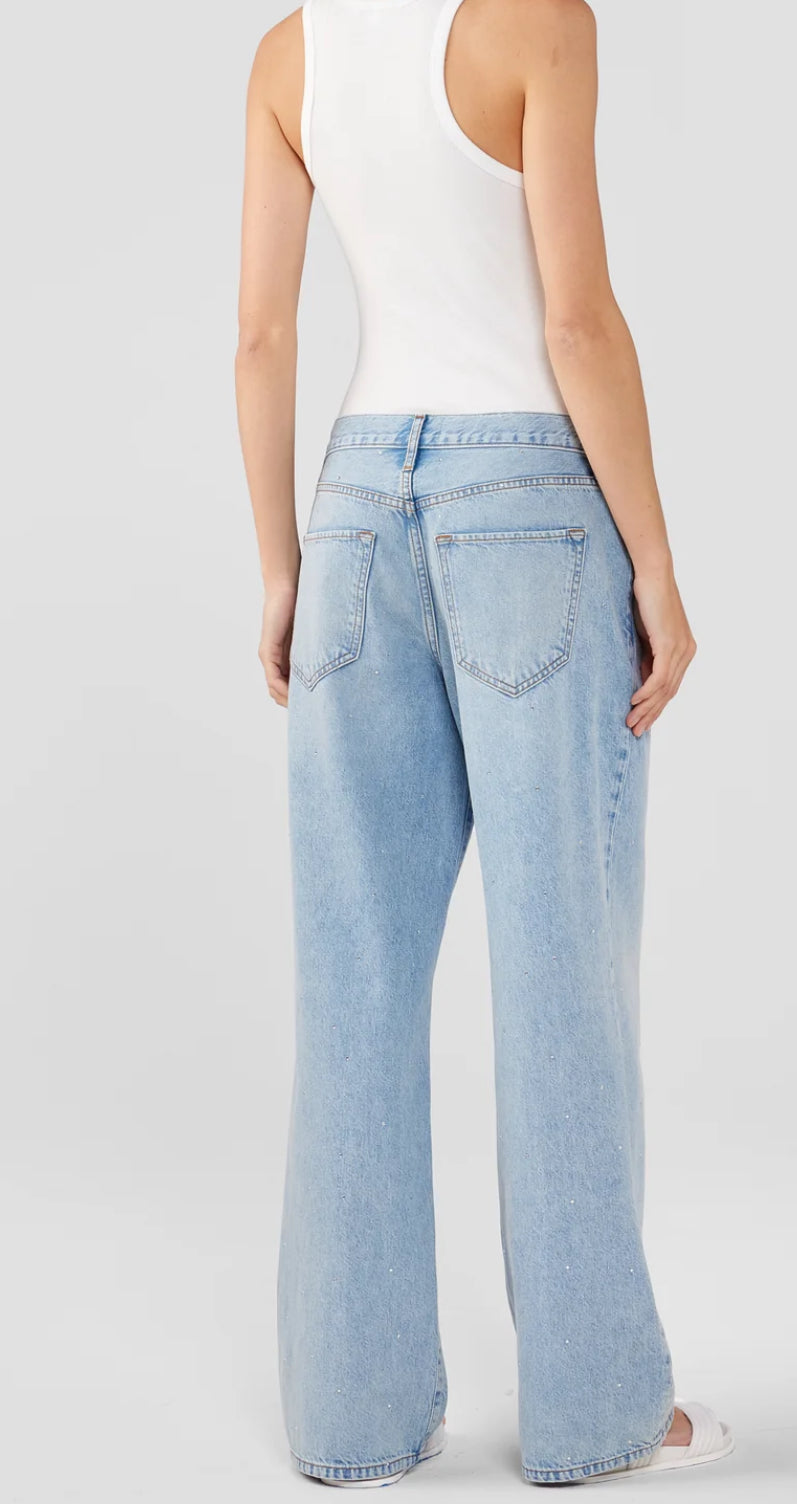 Ms. Miley Mid-Rise Baggy Jean
