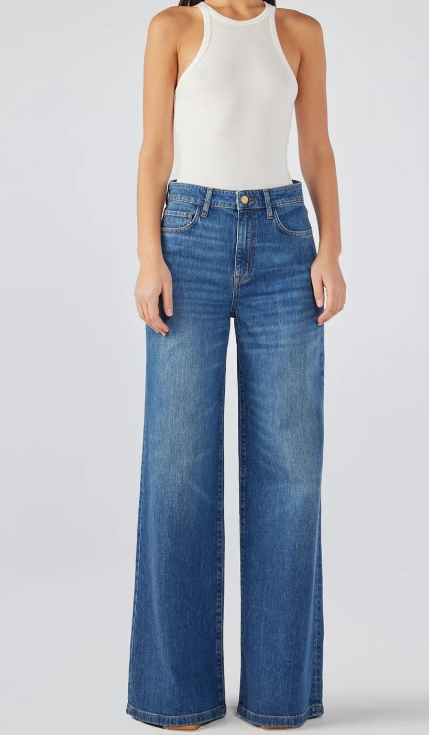 Ms. Fonda High Rise Wide Leg