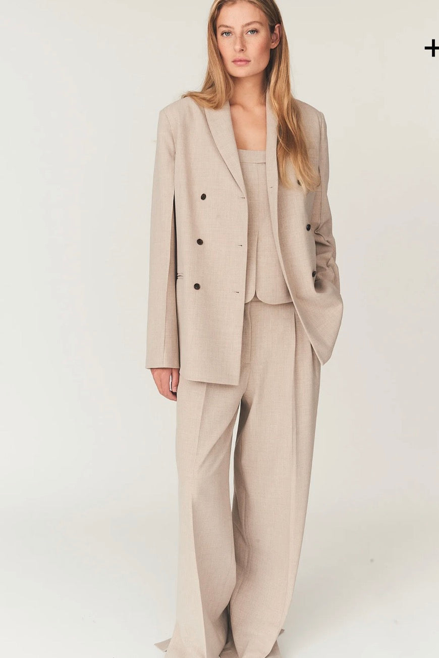 Pisano Pants in Beige Melange