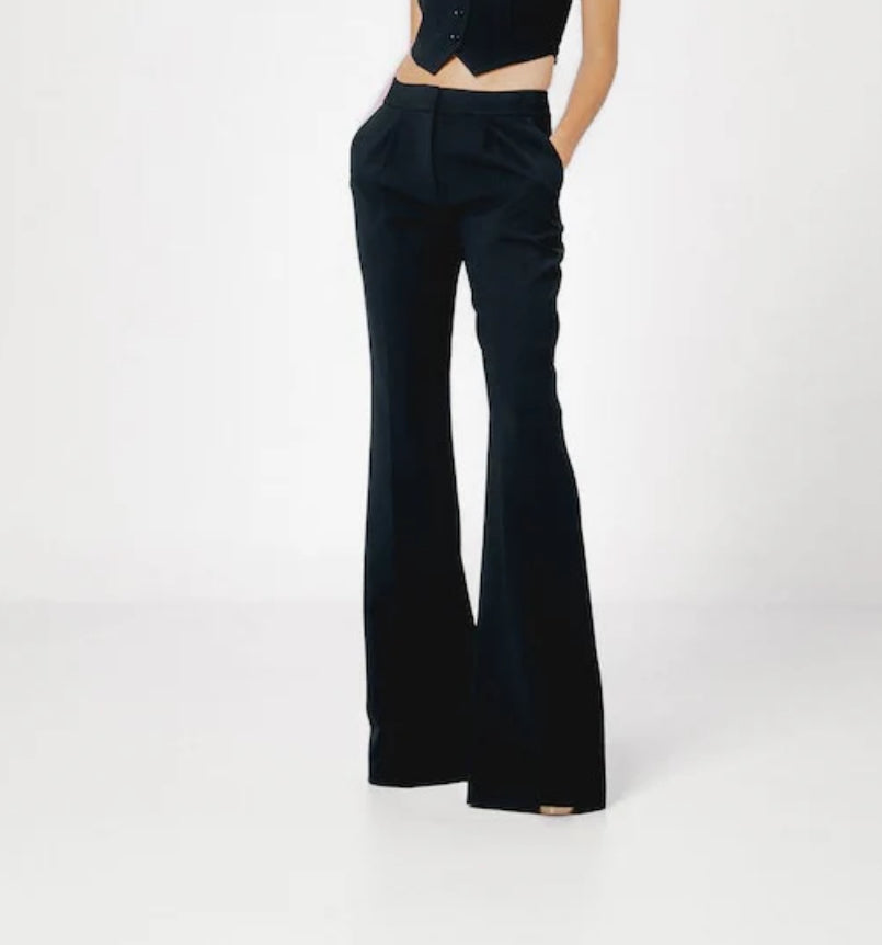 Pin Tuck Palazzo Pants
