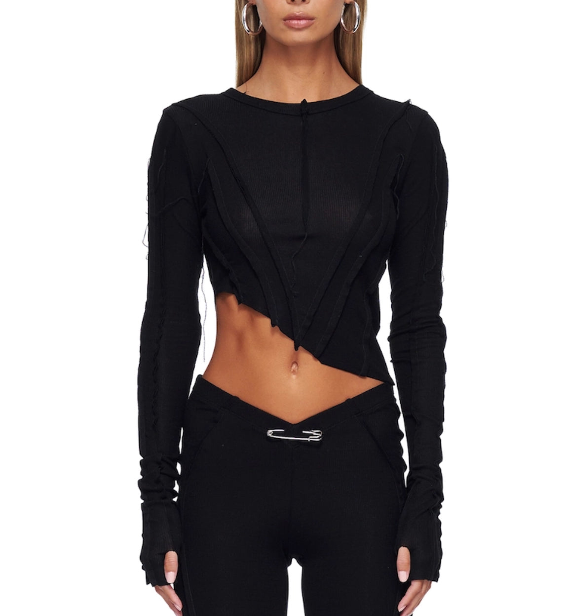 Asymmetric Long Sleeve Tee