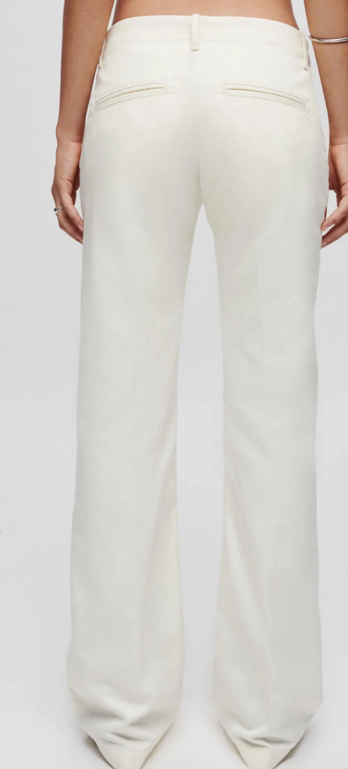 Mid Rise Flared Trouser