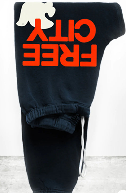 Freecity Large Sweatpant in Squids Electric