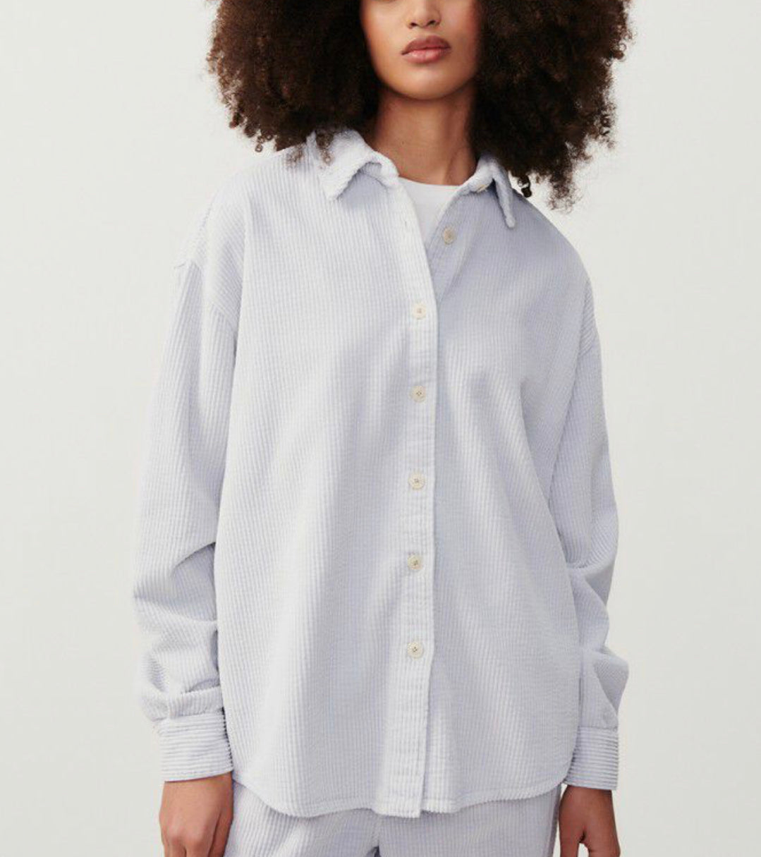 Women Shirt Padow in silver vintage
