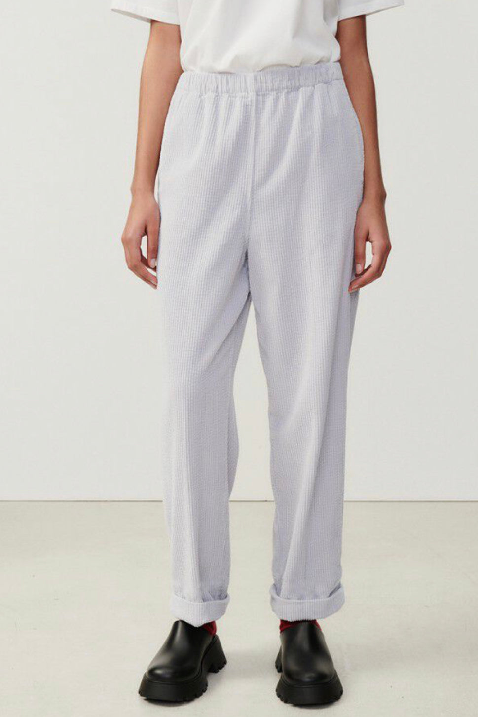 Women Trousers Padow in silver vintage