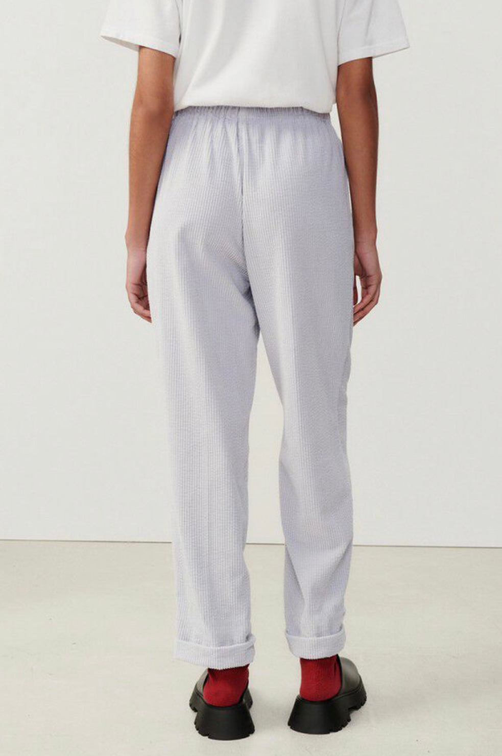 Women Trousers Padow in silver vintage
