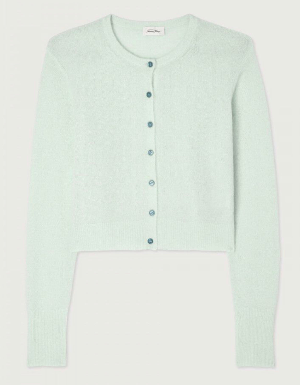 Cardigan Razpark in green water melange