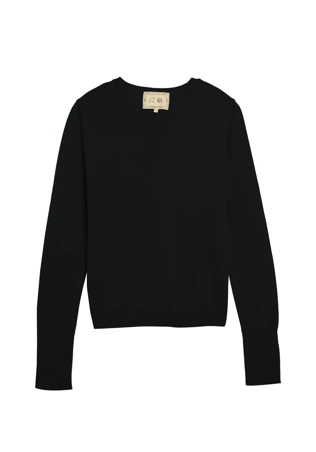 Lyra Cashmere Sweater in Black