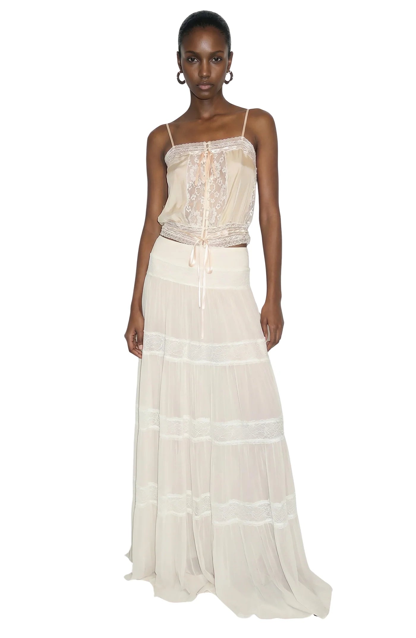 Laila Top in Ivory