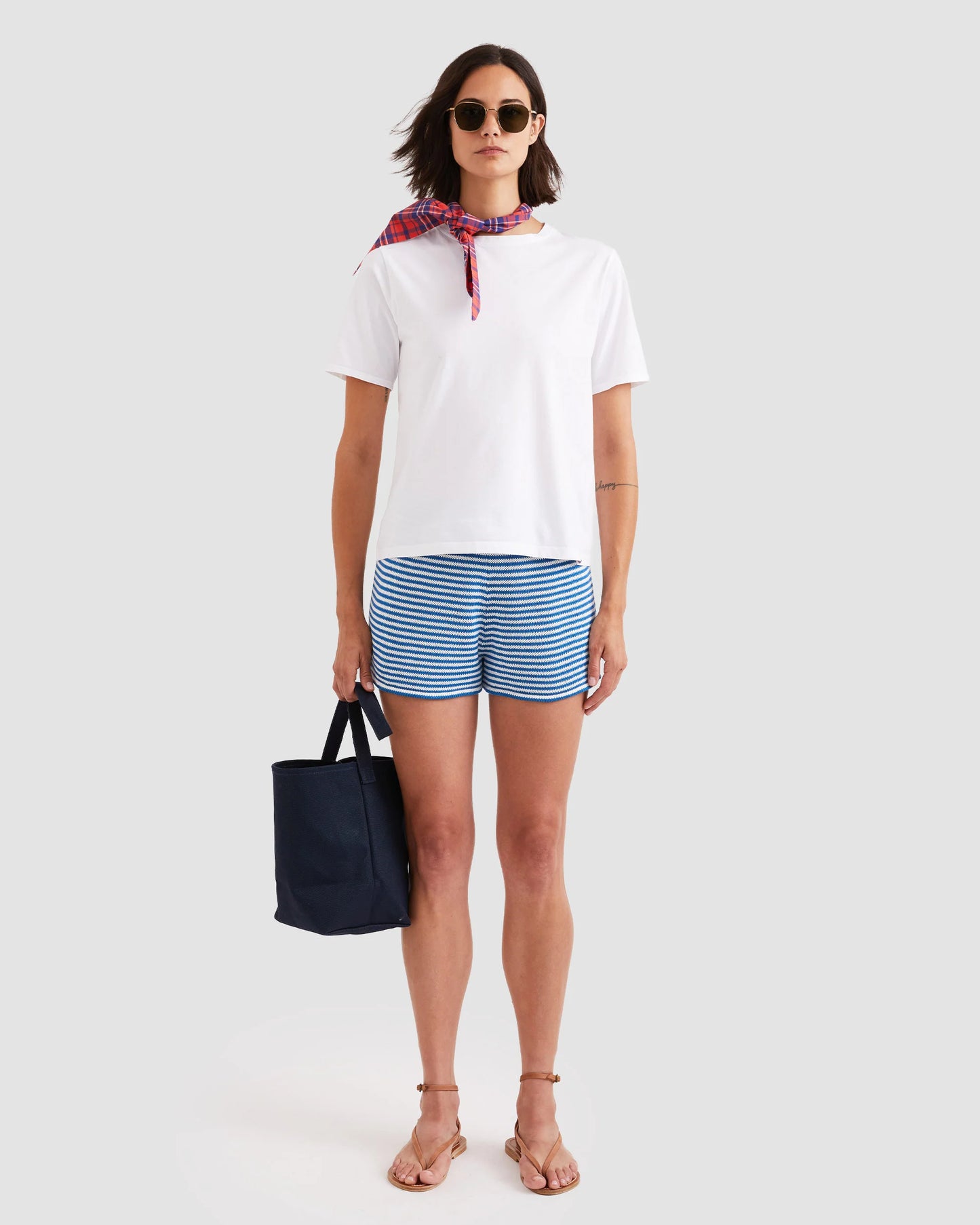 The Agnes in Royal/White