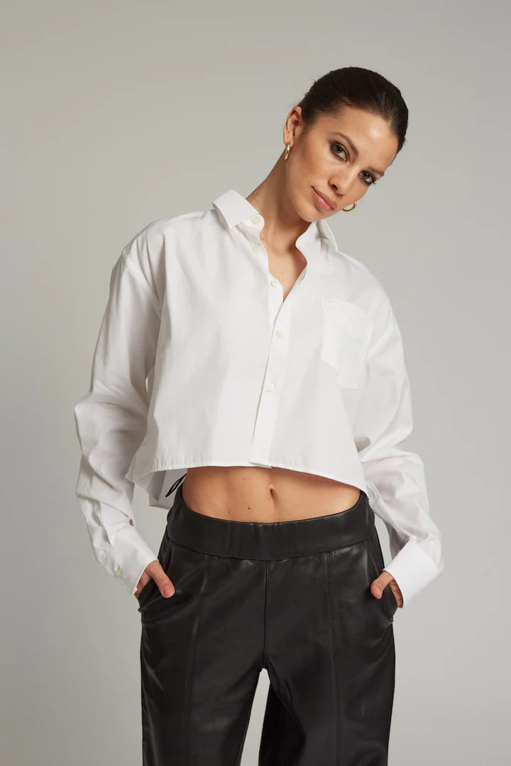 Cropped Button Up