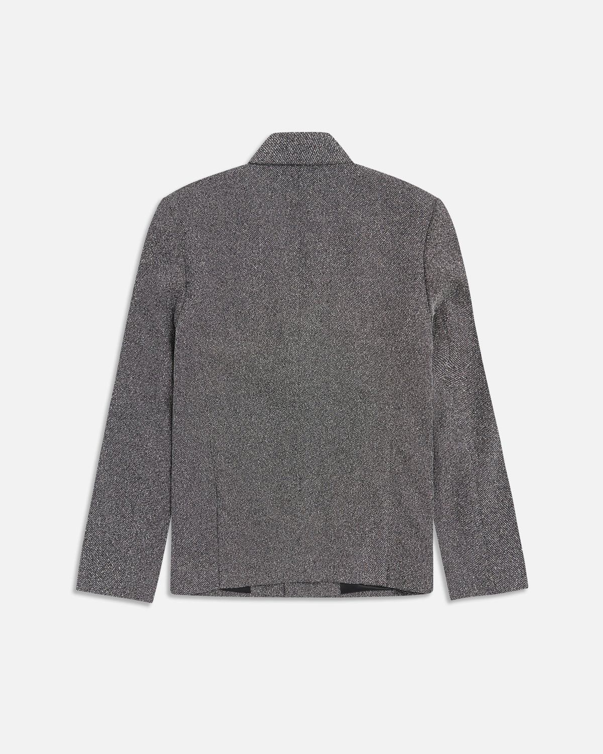 Single Button Static Blazer in Blanc