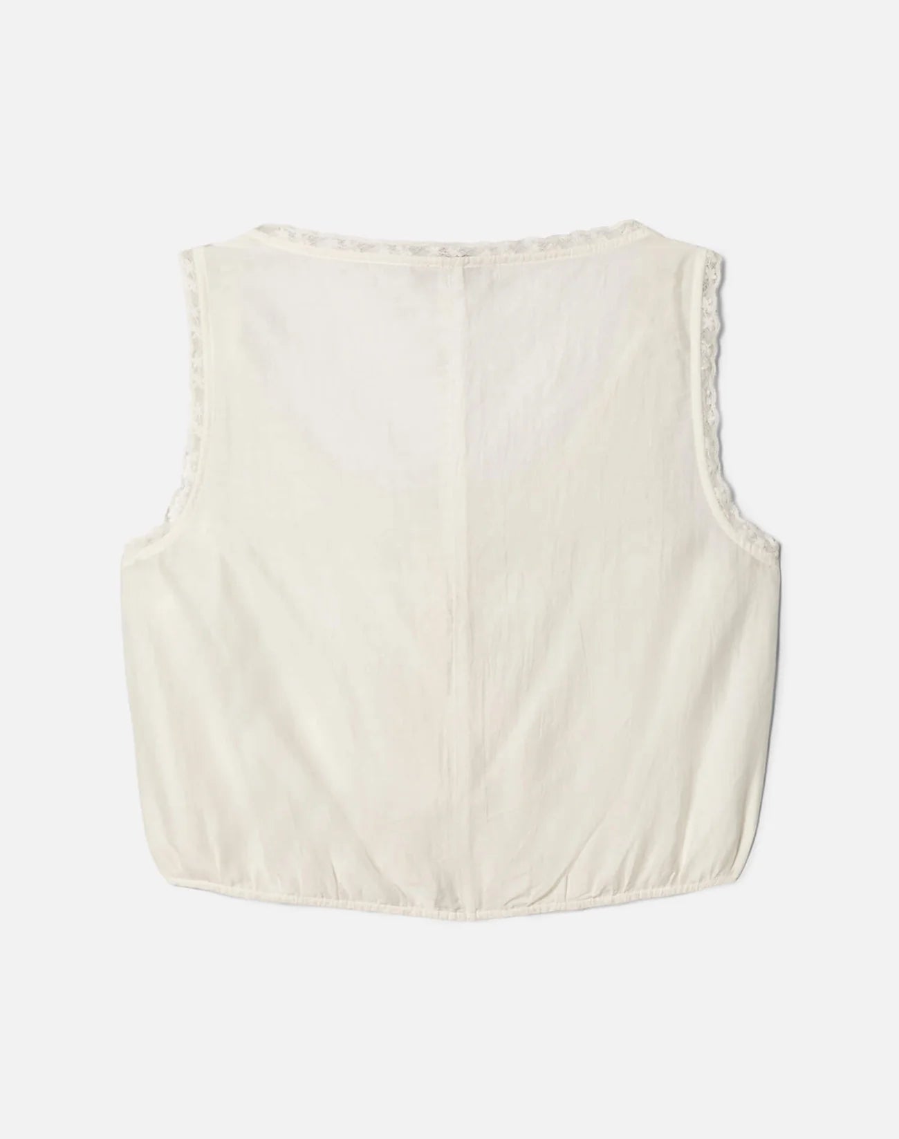 Allegra Top in Vintage White