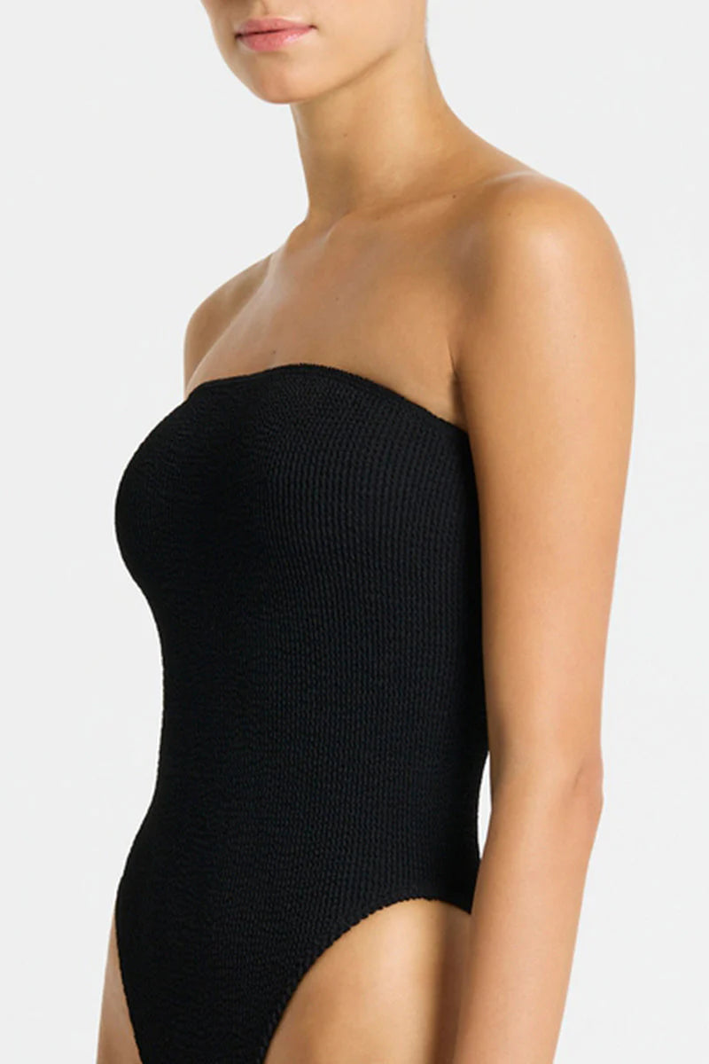 Fane 1 Piece in Black Recycled
