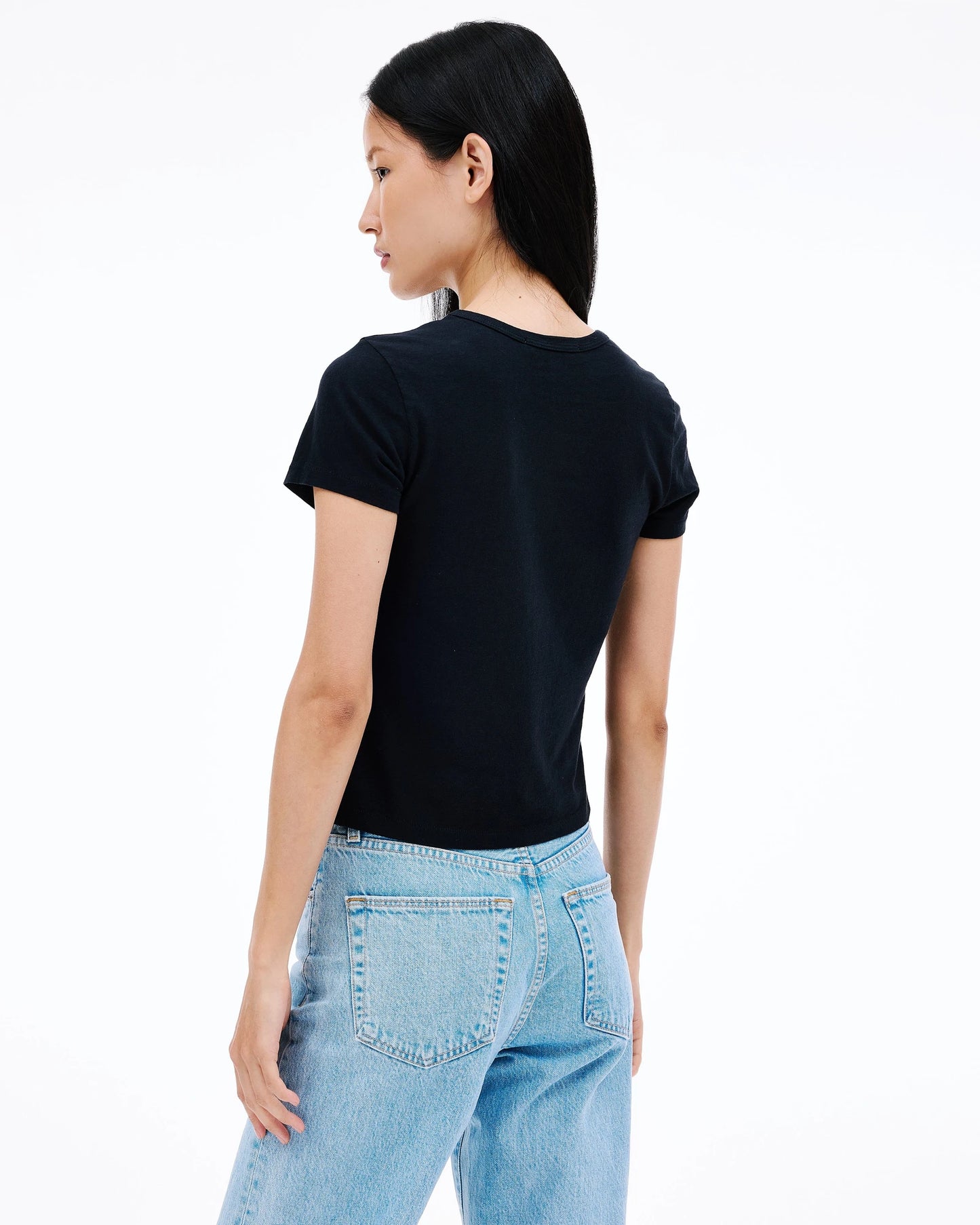 Baby Tee in Raven
