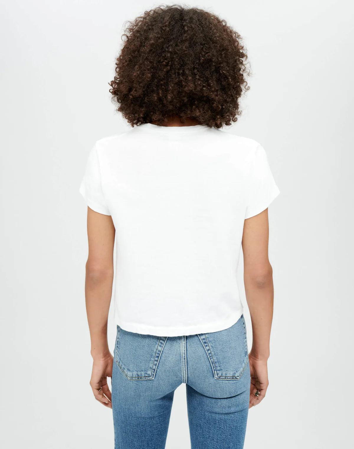 Re/Done 1950S Boxy Tee- optic white