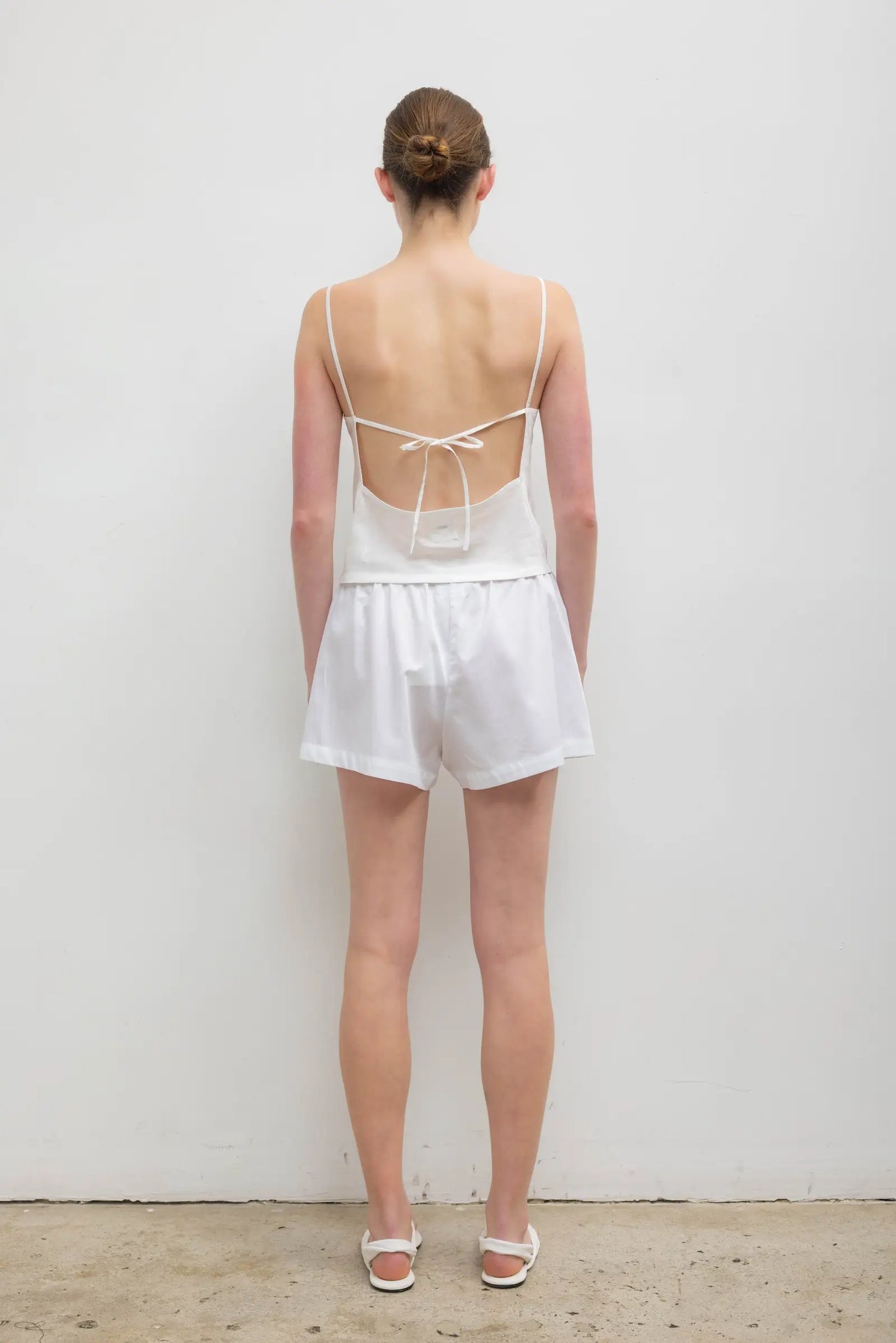 Daniel Square Neck Tank in Parchment